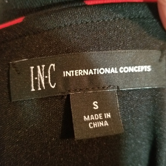 NWT INC International Concepts Black/Red dress - Picture 7 of 8